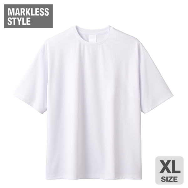 イージーオーダーポリエステルTシャツ　オーバーサイズ（XL）ホワイト