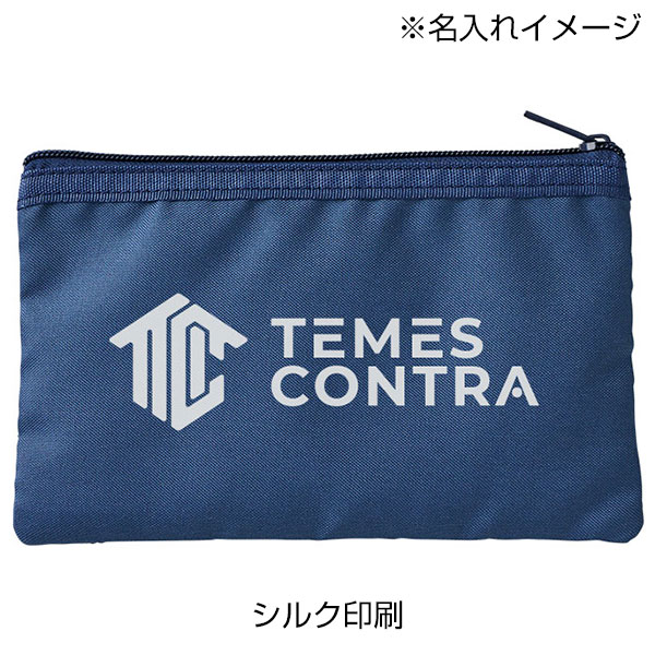 防災緊急7点セット　メッシュポーチタイプ　ネイビー