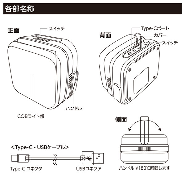 COBスクエアハンギングライト