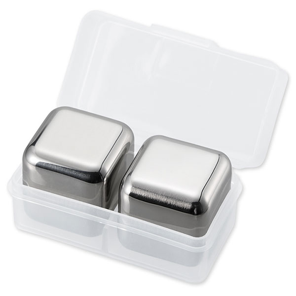 ステンレスアイスキューブ　シルバー