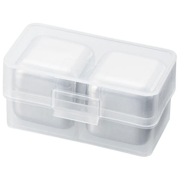 ステンレスアイスキューブ　シルバー