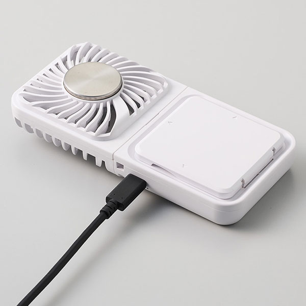スマホスタンド付冷却プレートUSBファン