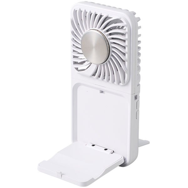 スマホスタンド付冷却プレートUSBファン