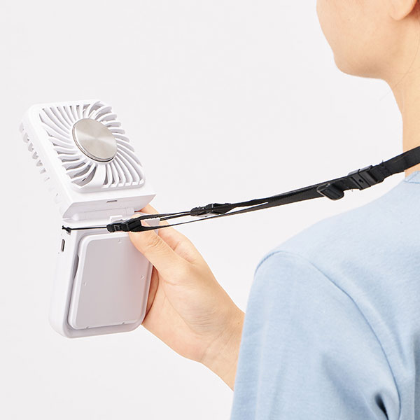 スマホスタンド付冷却プレートUSBファン