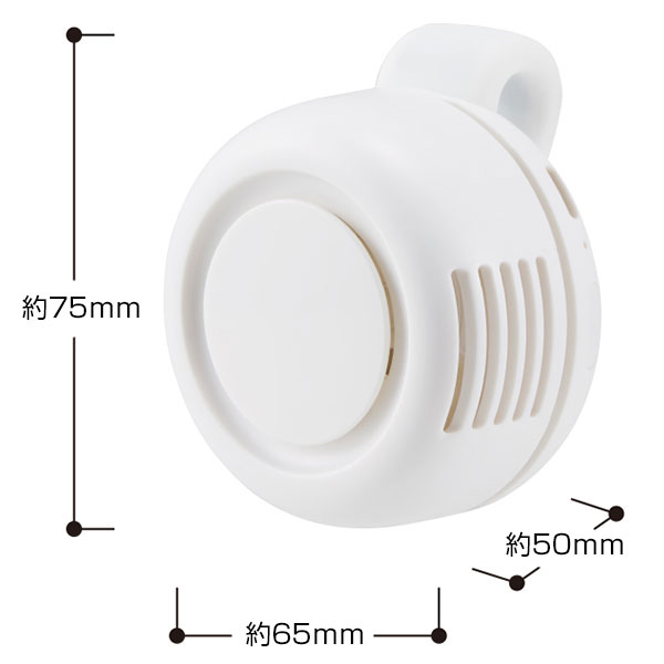 360度回転クリップファン