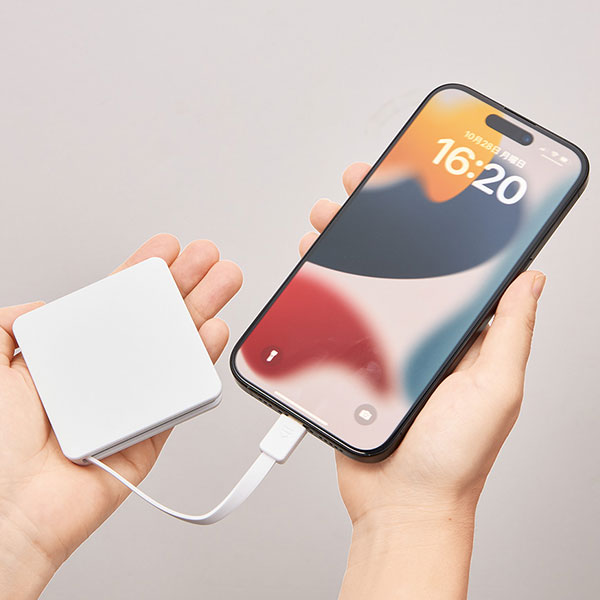 コードインモバイルチャージャー2000（全面印刷対応）