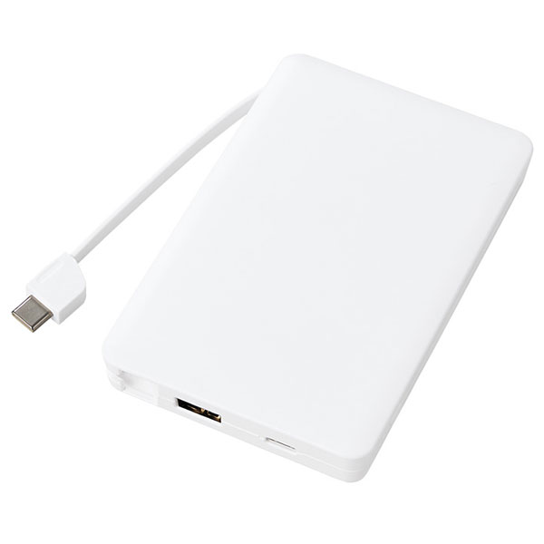 PD急速充電コードインモバイルチャージャー10000(全面印刷対応)