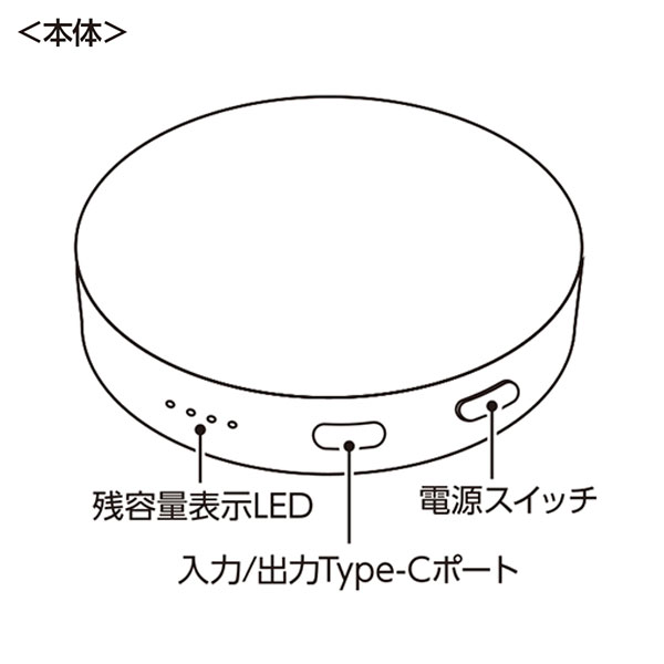 スマートモバイルチャージャー2500　ラウンド