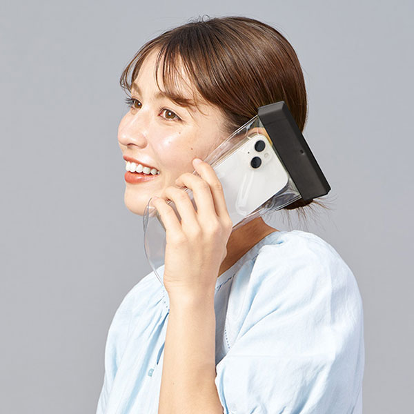 モバイルウォータープルーフポーチ６.９インチ（クリップ全面印刷対応）