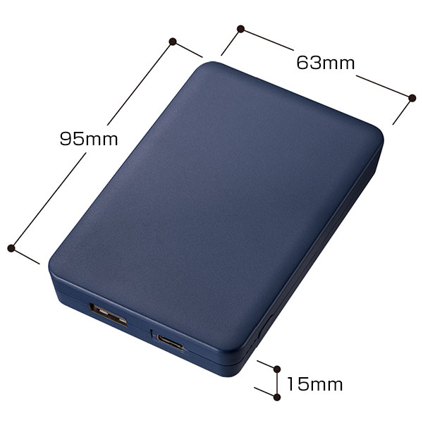 全面印刷できるモバイルチャージャー4000　スクエア