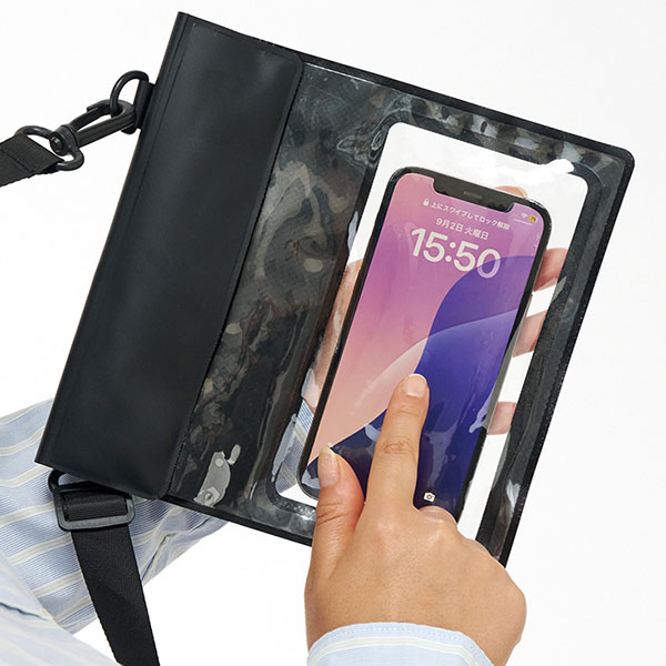 モバイルウォータープルーフサコッシュ