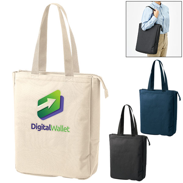 ノートPCが入れられるファスナートート