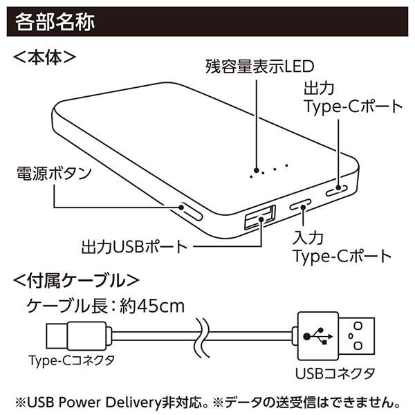モバイルチャージャー10000（リン酸鉄使用）
