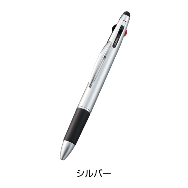タッチペン付3色+1色スリムペン（再生ABS）