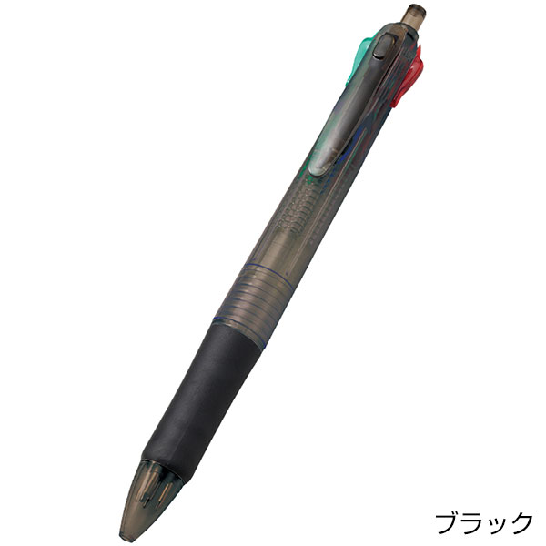 クリア4色ボールペン（再生ABS）