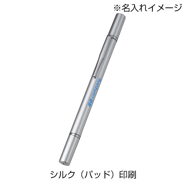 ボールペン付クリアディスク型タッチペン（再生ABS）