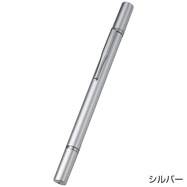 ボールペン付クリアディスク型タッチペン（再生ABS）