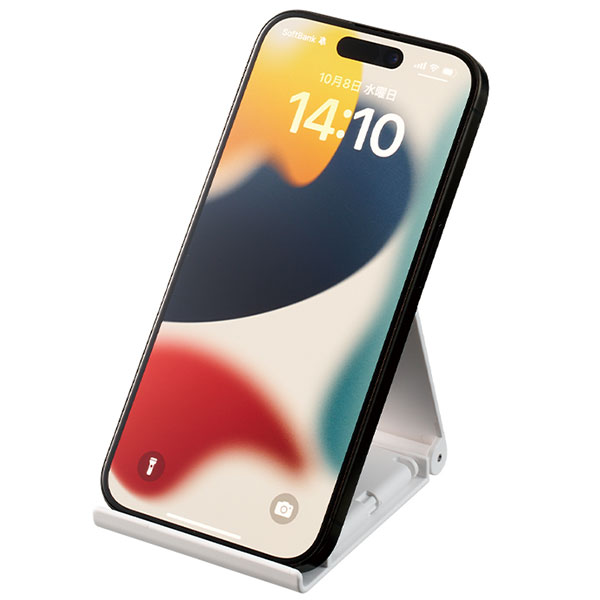 スマホスタンドにもなるPC2WAYクリーナー