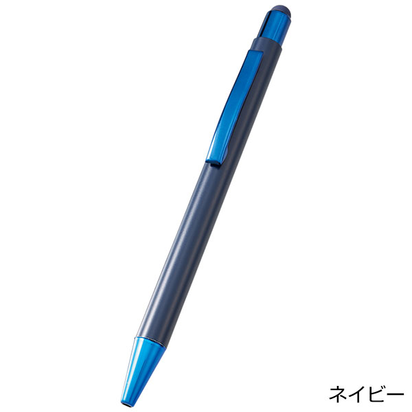 タッチペン付ワンカラーボールペン（再生アルミ）