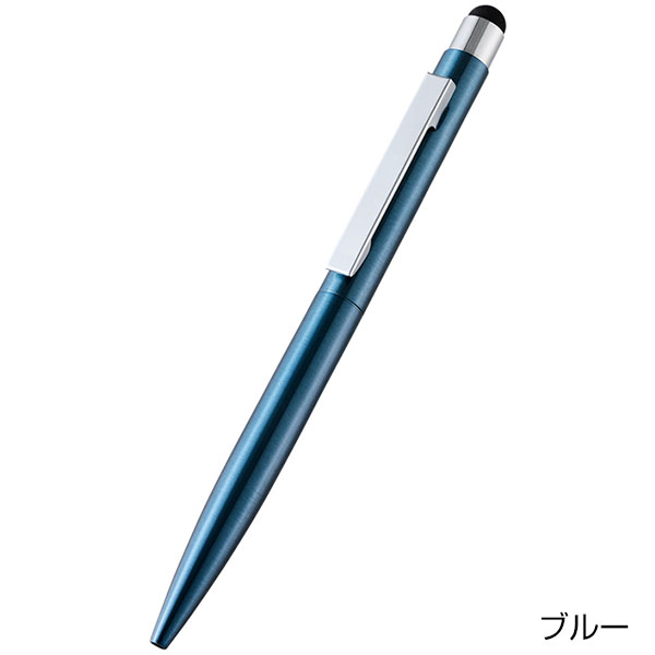 タッチペン付クールメタルボールペン（再生ステンレス）