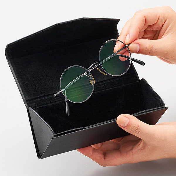 レザースタイルメガネケース