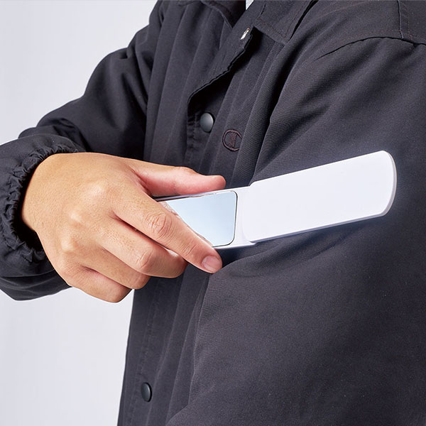 折りたたみ洋服クリーナー(ミラー付)