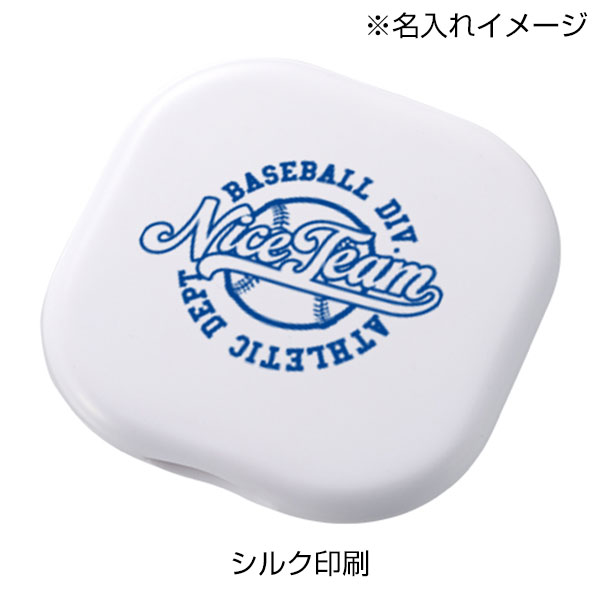 コーム付コンパクトミラー　スクエア