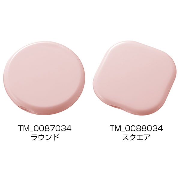 コーム付コンパクトミラー　スクエア