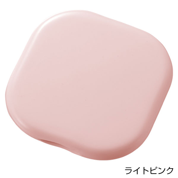 コーム付コンパクトミラー　スクエア