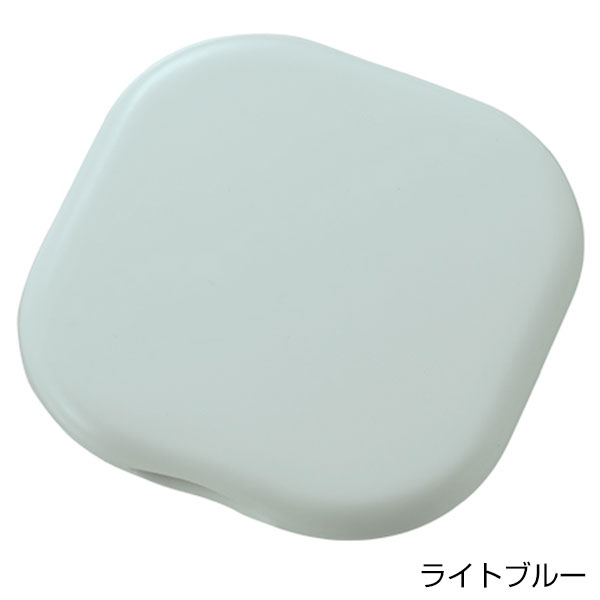コーム付コンパクトミラー　スクエア