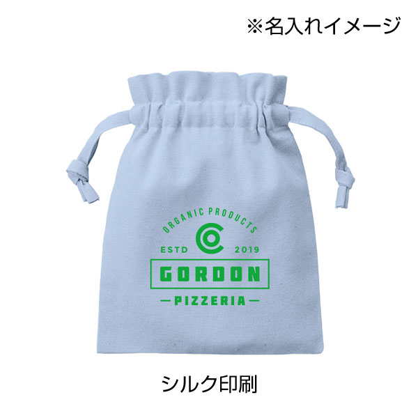 厚手コットンフリル巾着(S)