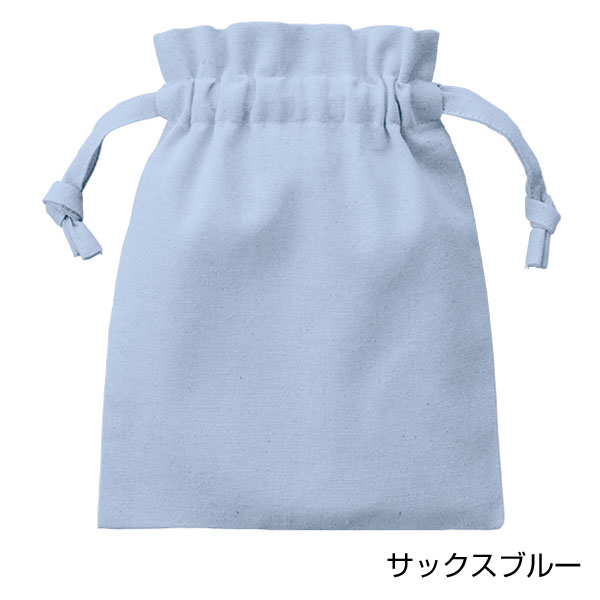 厚手コットンフリル巾着(S)