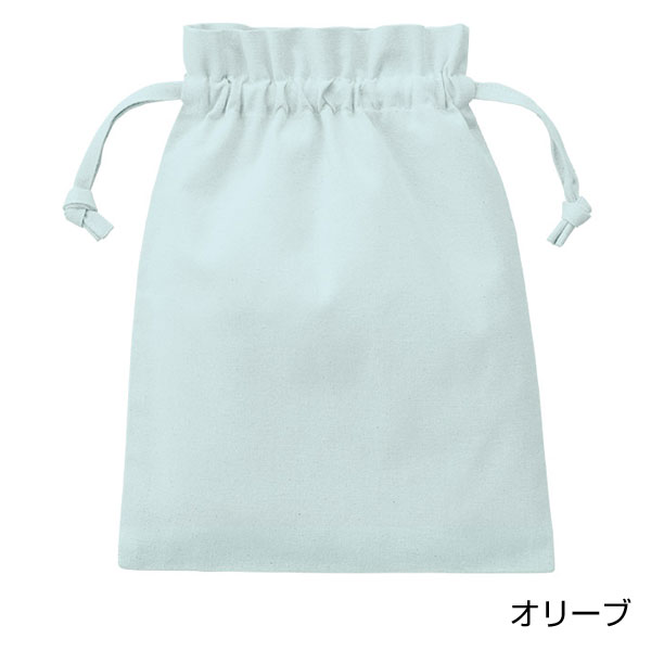 厚手コットンフリル巾着(M)