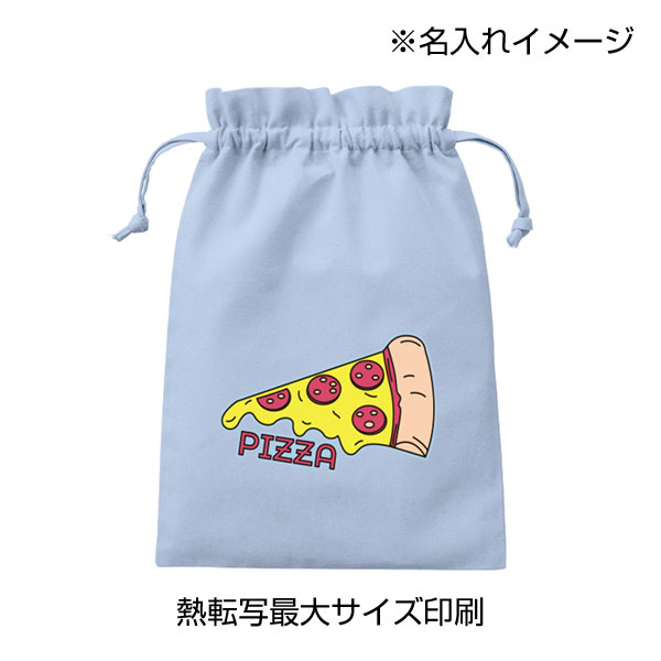 厚手コットンフリル巾着(L)