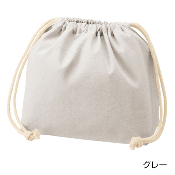 厚手コットンポーチ巾着(M)