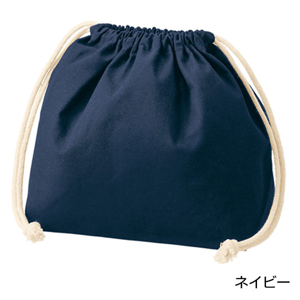 厚手コットンポーチ巾着(M)
