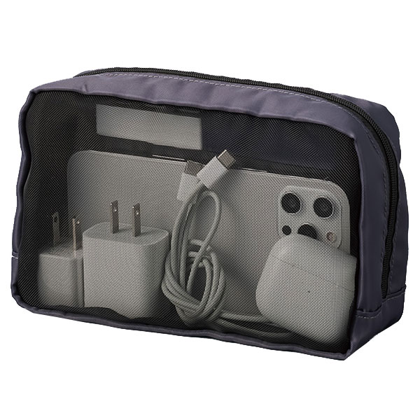 メッシュスクエアポリポーチ