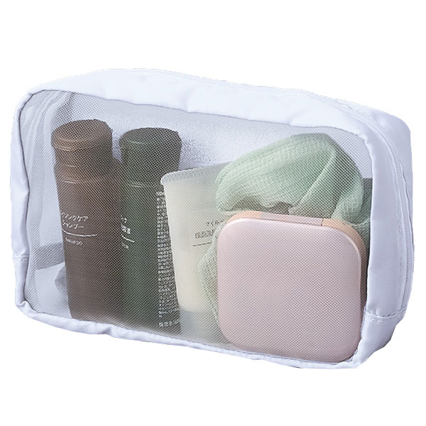 メッシュスクエアポリポーチ