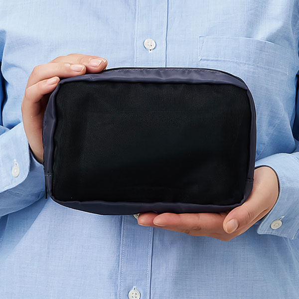 メッシュスクエアポリポーチ