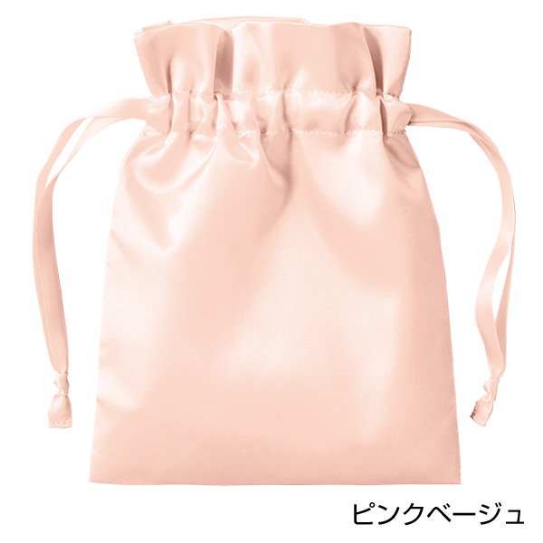 サテンフリル巾着(S)