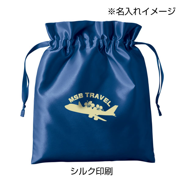 サテンフリル巾着(M)