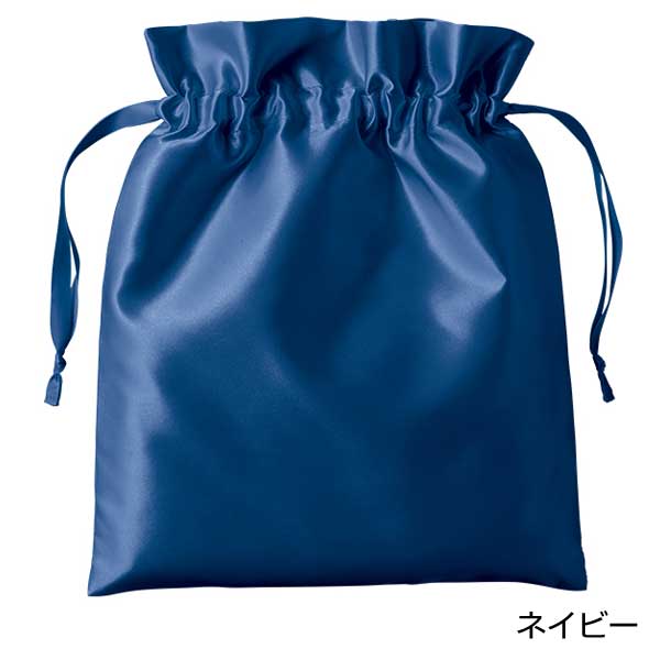 サテンフリル巾着(M)