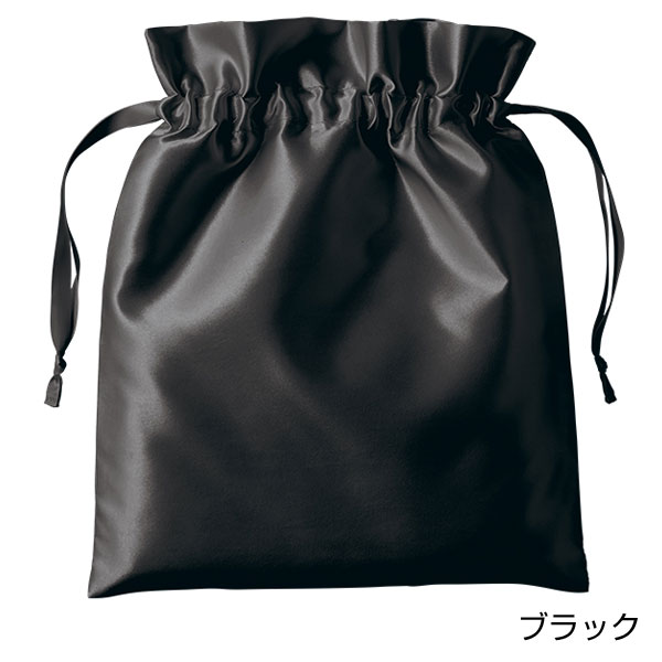 サテンフリル巾着(M)