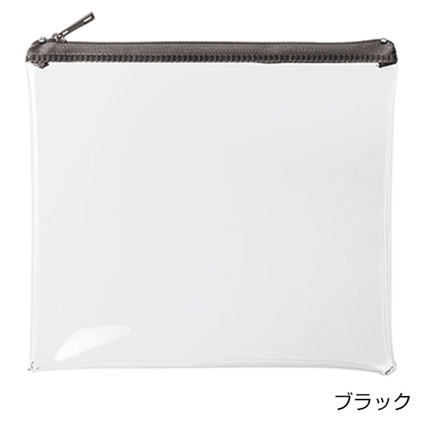 カラーファスナークリアポーチ(M)