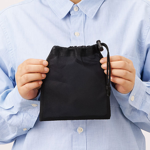 メッシュポリ巾着(S)