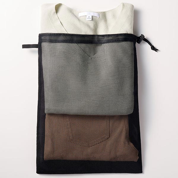 メッシュポリ巾着(L)