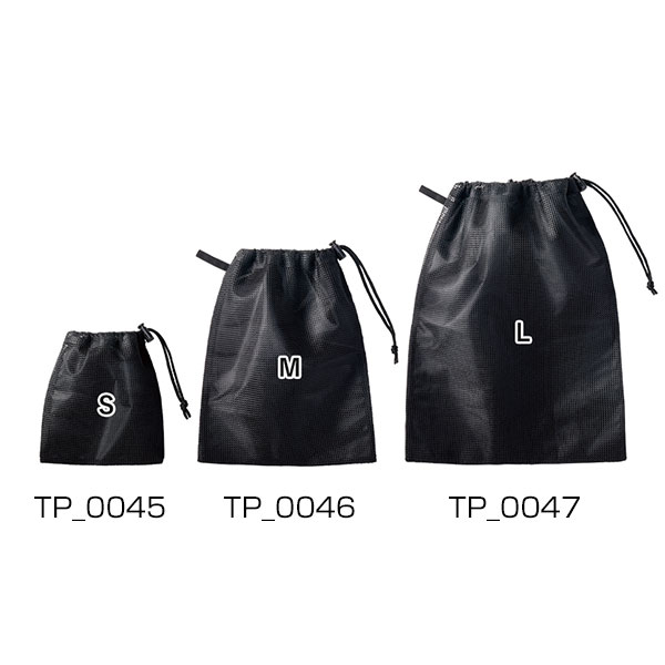 メッシュポリ巾着(L)
