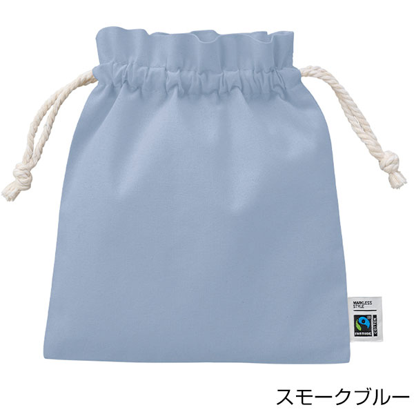 フェアトレードコットンフリル巾着（M）