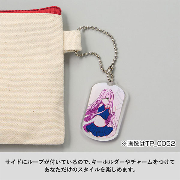 カラーファスナーキャンバスフラットポーチ(SS)