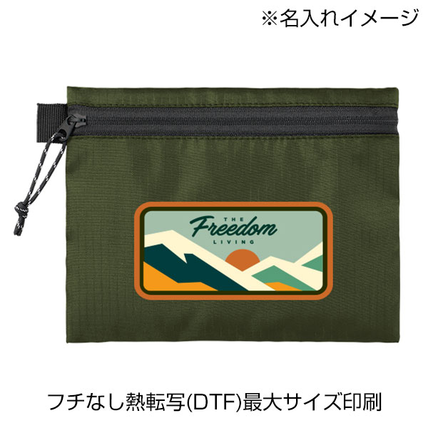 リップストップフラットポーチ(S)